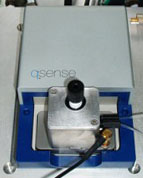 Q-sense electrochemical quartz crystal microbalance cell