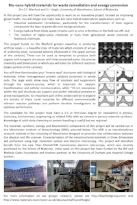 Bio-nano catalysis recruitment poster