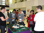 Comparing the merits of photovoltaics and hydrogen fuel with Scalectrix